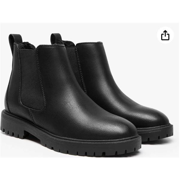 Dream Pairs Women’s Chelsea Black Ankle Boots – Size US 9