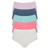 Image 1 : Jones New York Signature Seamless Brief 5-Pack, Size M/M