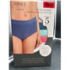 Image 2 : Jones New York Signature Seamless Brief 5-Pack, Size M/M