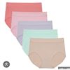 Image 1 : Jones New York Signature Seamless Brief 5-Pack, Size L/G