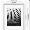 Image 1 : Americanflat 11×14 Picture Frame With Display Options for 8×10 or 11×14 Photos