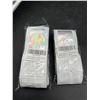 Image 2 : Lot of 2 – 100 Pack Holographic Ziplock Bags Smell Proof Packaging Bags White 2.4 x 3.9 Inc