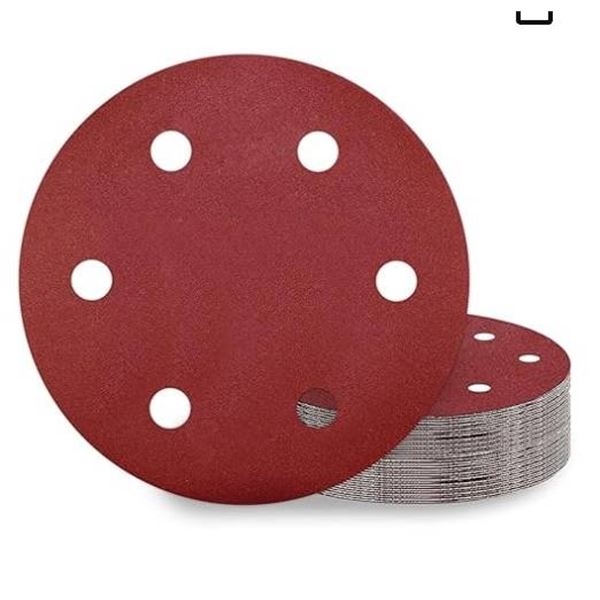 9-Inch P40 Sandpaper Discs for Power Drywall Sander, 20-Pack