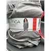 Image 2 : Nautica Women’s Sleepwear Set, 2-Piece, M/M, Gray with Polka Dot