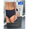 Image 2 : Jones New York Signature Seamless Brief Pack of 5, Size L/G