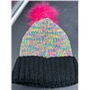 Image 3 : Billie’s Kollection LED Toque for Kids/Youth with Rainbow Knit and Black Cuff