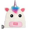 Image 2 : Child’s Knit Unicorn Hat with Multicolor Detail and LED Lights