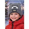 Image 1 : Billie’s Kollection LED Toque for Kids/Youth with Bear Design