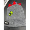 Image 3 : BK LED Toque for Kids and Youth with Red Spikes and Embroidered Eye