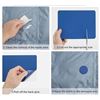 Image 2 : Black Nylon Repair Patch Set, 8 Pieces, 7.87 x 5.9 Inches, Self-Adhesive