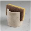 Image 1 : Natural Marble Sponge Holder for Kitchen Counter, Drying Rack, Sponge Caddy for Sink Organizer (Beig
