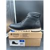 Image 2 : Steve Madden Black High-Top Casual Boots With Rubber Sole, Size 9