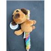 Image 5 : Lot of 3 Plush Animal Toys with Attached Rainbow Candy Lollipop