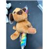 Image 3 : Lot of 3 Plush Animal Toys with Attached Rainbow Candy Lollipop