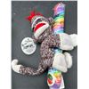 Image 4 : Lot of 3 Plush Animal Toys with Attached Rainbow Candy Lollipop