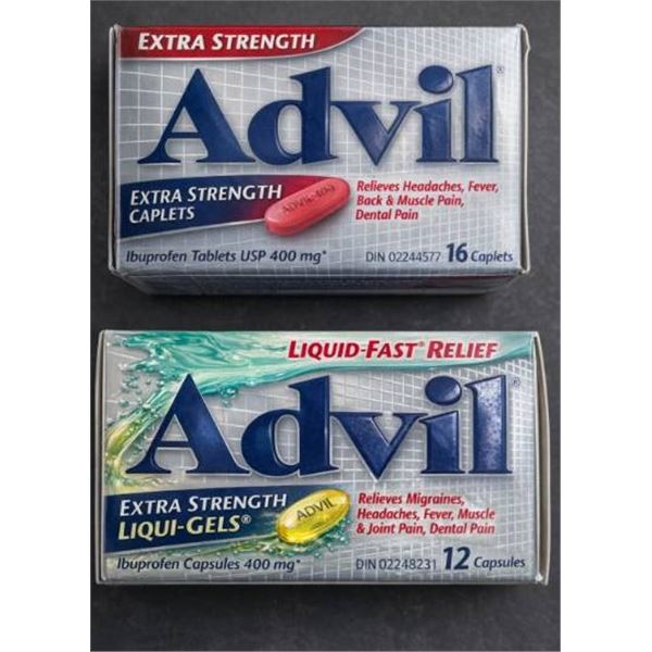 Advil Extra Strength Caplets and Liqui-Gels, Ibuprofen 400mg