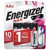Image 1 : Energizer Max AA Batteries 8-Pack, Quantity of 2