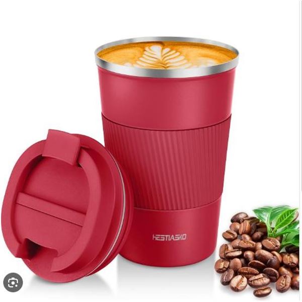 Hestiasko 13 oz Coffee Mug, Double Walled Vacuum Travel Mug