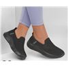 Image 1 : Skechers Go Walk Flex Slip-Ins Black Shoes Model 124963/BBK Size 7.5
