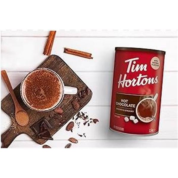 Tim Hortons Hot Chocolate Mix, 1.5 kg, Smooth and Creamy