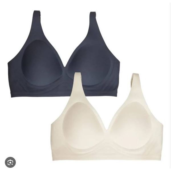 Buffalo David Bitton Wire-Free Seamless Bras – 2 Pack, M/M
