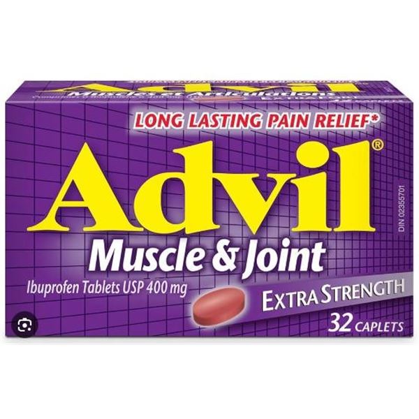 Advil Muscle & Joint Ibuprofen Tablets USP 400 mg, Extra Strength, 32 Caplets