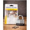 Image 1 : Household Helpers 1-3/4 Inch Key Padlock with Hardened Steel Shackle