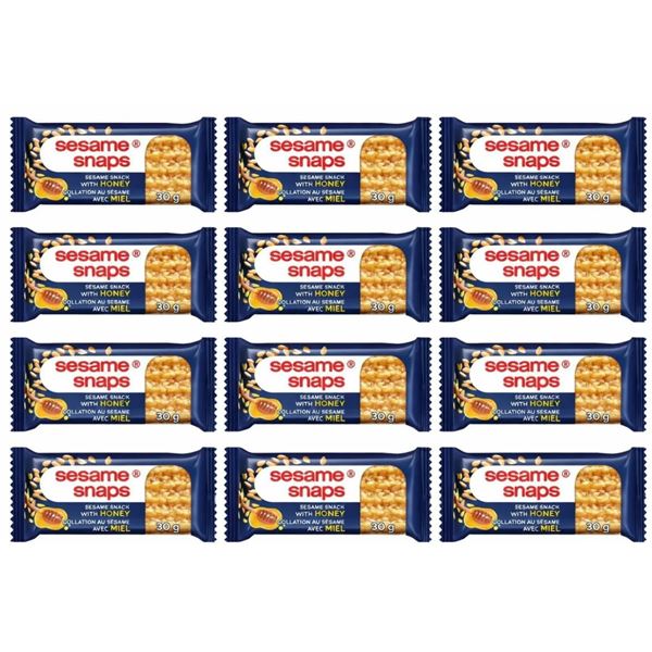 Sesame Honey Vegetarian Bars, 24 Pieces x 30g