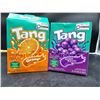 Image 2 : Tang Orange and Grape Raisin Flavored Drink Crystals, 276g Each