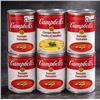 Image 1 : 6 Campbell’s Tomato and Chicken Noodle Soup Cans 540ml Each