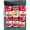 Image 2 : 6 Campbell’s Tomato and Chicken Noodle Soup Cans 540ml Each