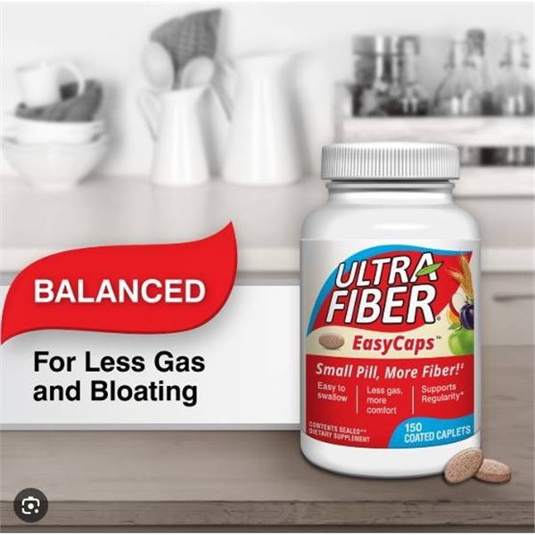 Ultra Fiber EasyCaps 150 Count Dietary Supplement