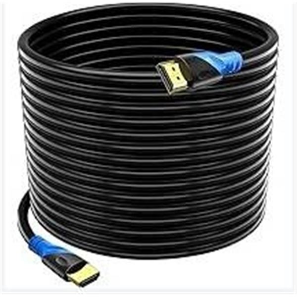 Rommisie X003CMNG4L 4K HDMI Cable, 75 ft, HDMI 2.0, High Speed Gold Plated
