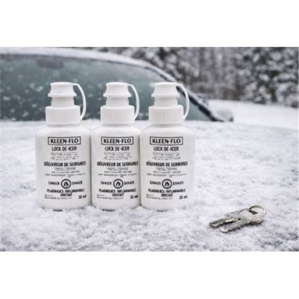 Kleen-Flo Lock De-Icer 30mL Bottles – Set of 3