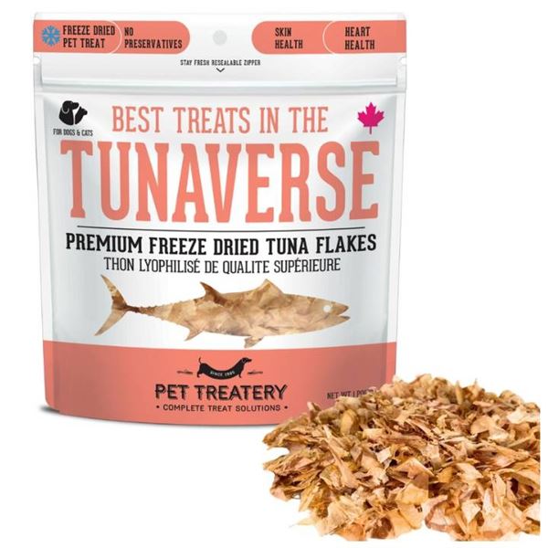Pet Treatery Premium Freeze Dried Tuna Flakes for Pets