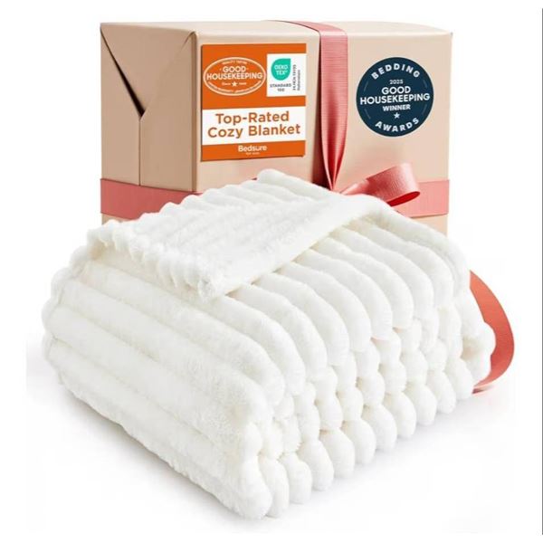 Bedsure Fleece Blanket for Bedroom or Living Room