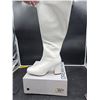 Image 3 : DREAM PAIRS Women’s Gogo Boots, Square Toe Chunky Heel Knee High Fall Boots Disco Shoes for