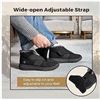 Image 1 : FitVille EasyTop Diabetic Boots V3, US Women’s Size 9EW, Jet Black