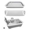 Image 1 : Ahyuan Multipurpose Collapsible Dish Drying Storage Rack