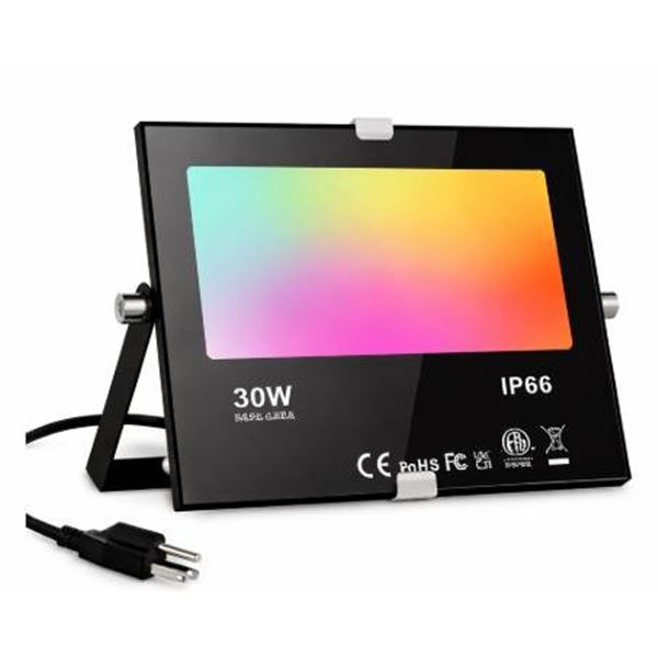 Melpo LED Flood Light with 3000 Lumens and Bluetooth Control