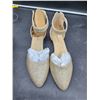 Image 2 : Cusolomore Women’s Glitter Pointed Toe Flat Shoes, Size 9 EU 40.5 UK 7