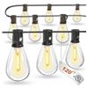 Image 1 : LuckyStyle 120FT Outdoor LED String Lights With Shatterproof Bulbs