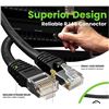 Image 1 : CableGeeker X004KRMKH1 Patch Cable, 3 Feet Black-24pack