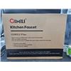 Image 2 : GIMILI Black Kitchen Faucet with Pull Down Sprayer Single Hole Spring Kitchen Sink Faucet, Suitable 