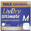 Image 2 : LivDry Ultimate Protective Underwear, 17 Count, Medium Size
