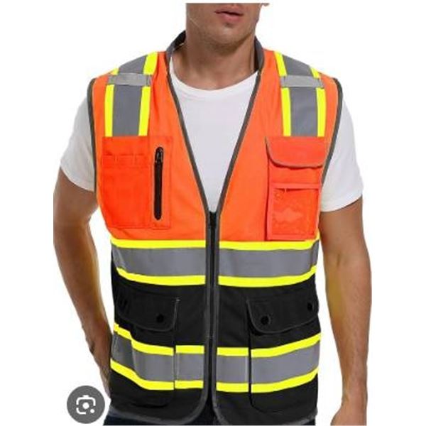 ArcRidge SV432 Two-Tone Reflective Safety Vest, Class 2, Size Large