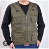 Image 1 : Lisuitepai Green Multi-Pocket Vest, Size S