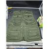 Image 2 : Lisuitepai Green Multi-Pocket Vest, Size S