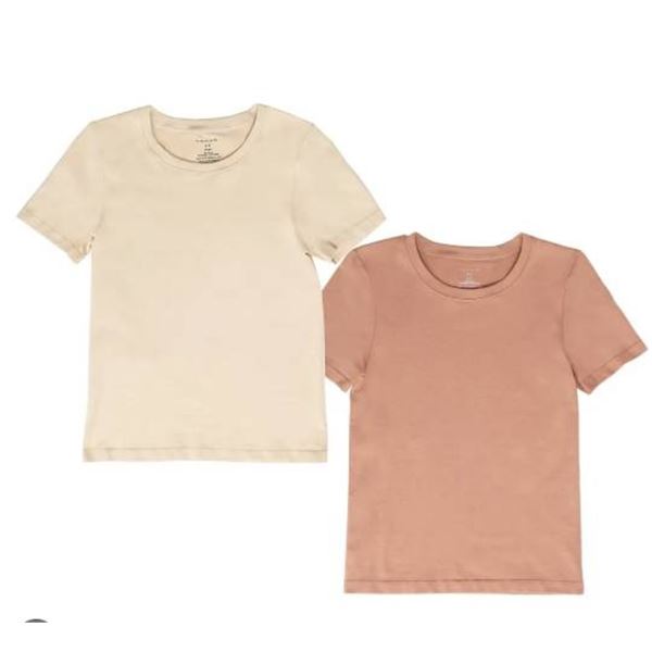 Tahari Smooth Seamless T-Shirt, 2-Pack, Size M/M
