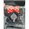 Image 2 : CAVLA 12-Pack Mouse Ear Headbands for Birthday Party – Black with Red Bow